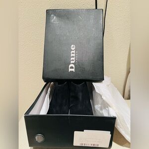 Dune London Men’s Black Suede Chukka Boots